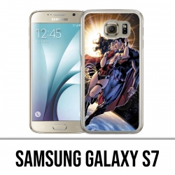 Carcasa Samsung Galaxy S7 - Superman Wonderwoman