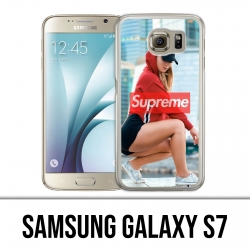 Samsung Galaxy S7 Hülle - Supreme Girl Back