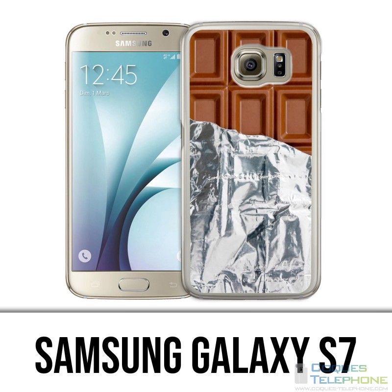 Custodia Samsung Galaxy S7 - Alu Chocolate Tablet
