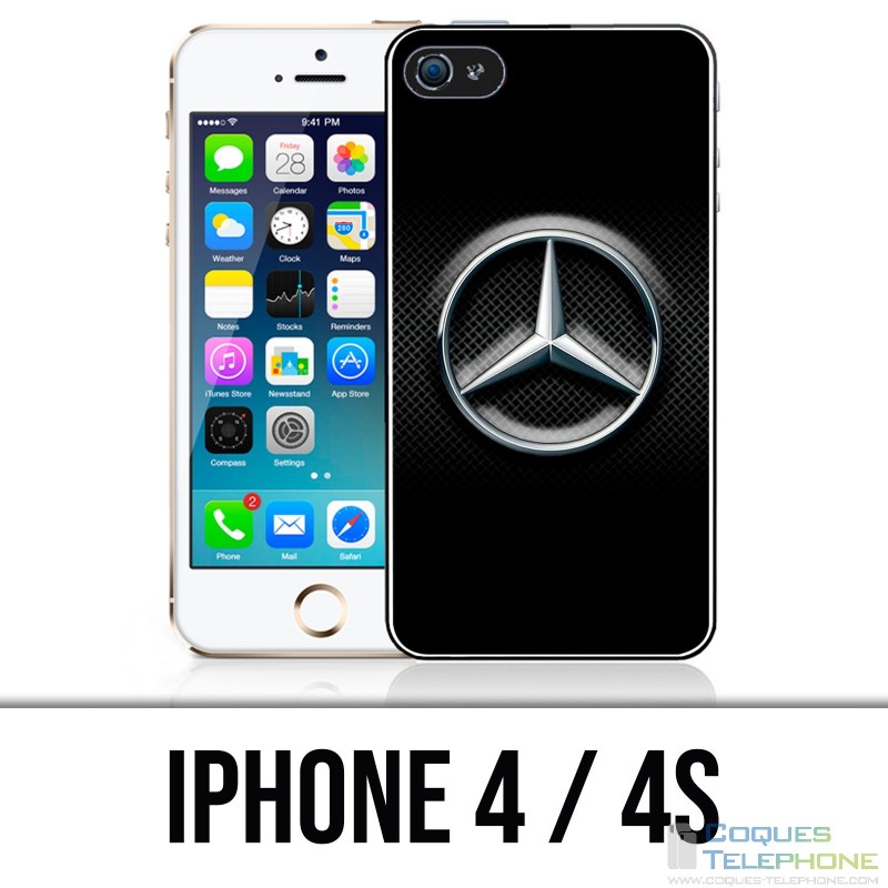 Coque iPhone 4 / 4S - Mercedes Logo
