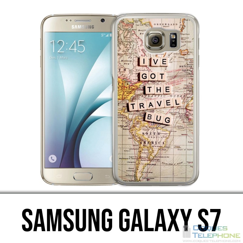 Coque Samsung Galaxy S7  - Travel Bug