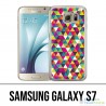 Samsung Galaxy S7 Hülle - Triangle Multicolour