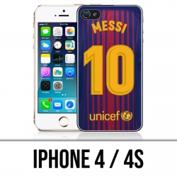 Coque iPhone 4 / 4S - Messi Barcelone 10