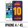 IPhone 4 / 4S Hülle - Messi Barcelona 10