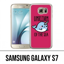 Samsung Galaxy S7 Hülle - Einhorn des Meeres