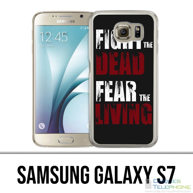 Funda Samsung Galaxy S7 - Walking Dead Fight The Dead Fear The Living