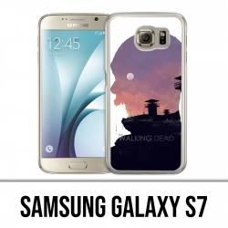Samsung Galaxy S7 Hülle - Walking Dead Ombre Zombies
