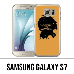 Samsung Galaxy S7 Hülle - Walking Dead Walkers kommen
