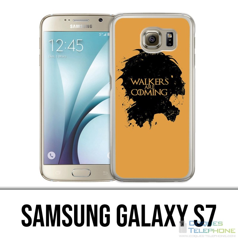 Samsung Galaxy S7 Hülle - Walking Dead Walkers kommen