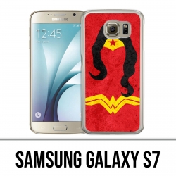 Samsung Galaxy S7 Hülle - Wonder Woman Art