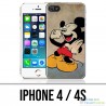 Coque iPhone 4 / 4S - Mickey Moustache