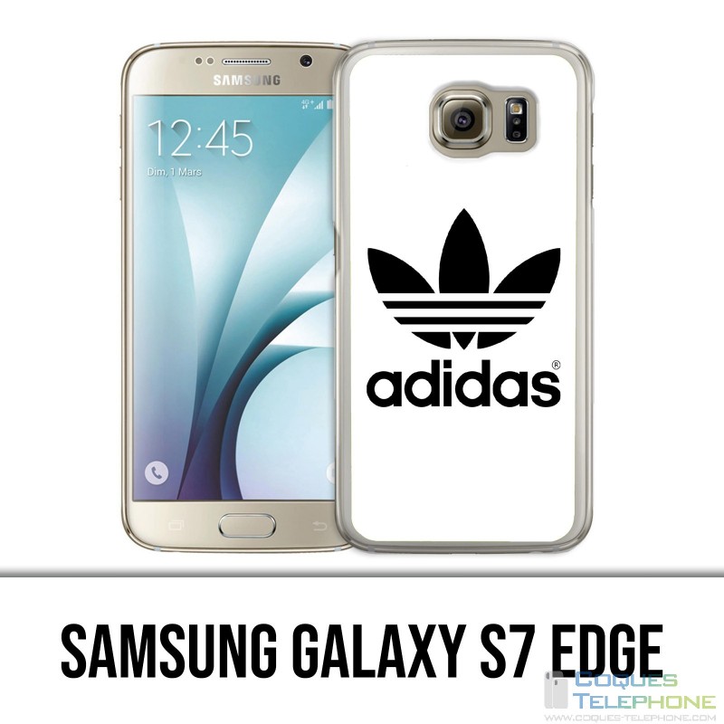 trabajo cortesía reacción Funda Samsung Galaxy S7 edge - Adidas Classic White