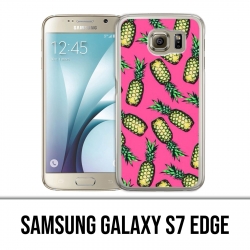 Samsung Galaxy S7 Edge Hülle - Ananas