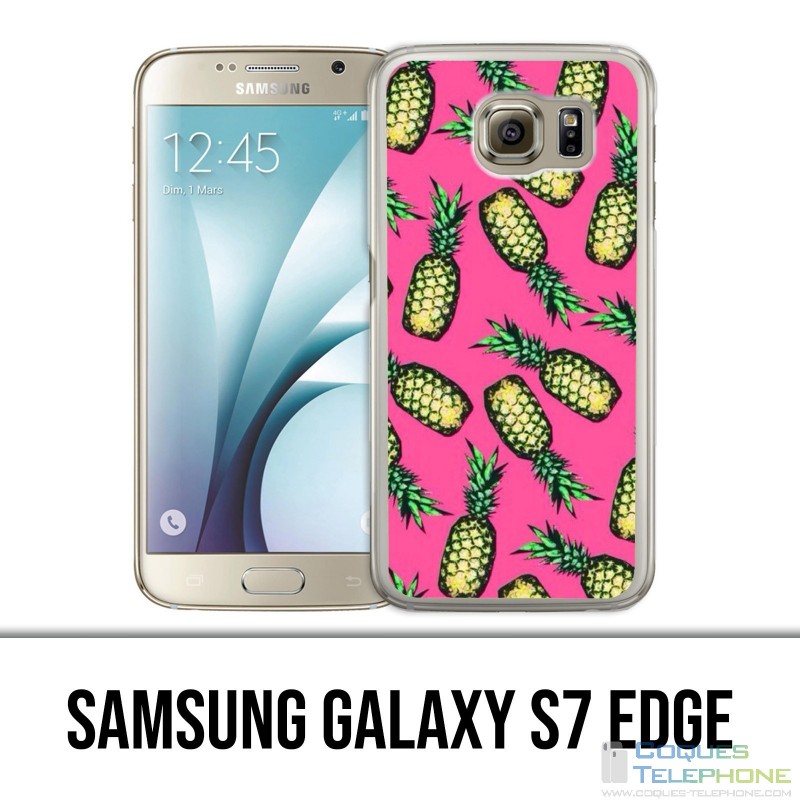 Custodia edge Samsung Galaxy S7 - Ananas