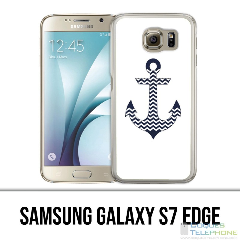 Samsung Galaxy S7 Edge Hülle - Marine Anchor 2