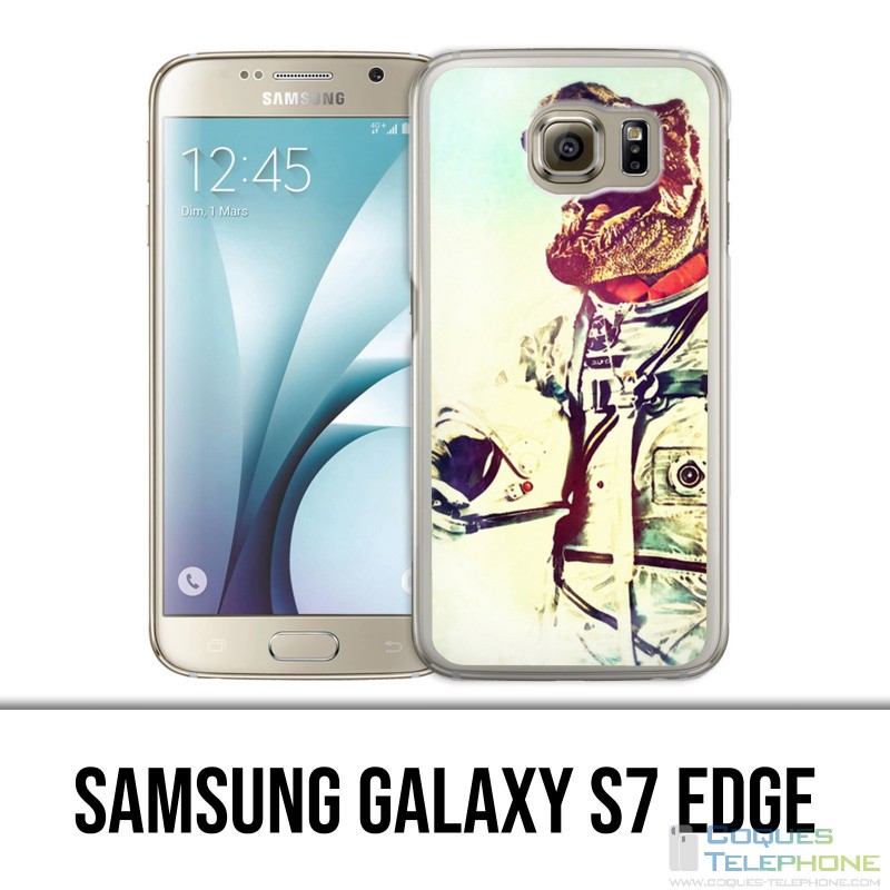 Coque Samsung Galaxy S7 EDGE - Animal Astronaute Dinosaure