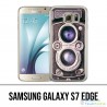 Carcasa Samsung Galaxy S7 Edge - Cámara Vintage Negra