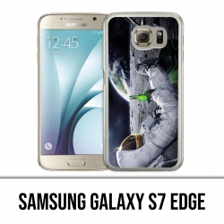 Samsung Galaxy S7 Edge Hülle - Astronaut Bieì € Re