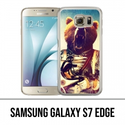 Custodia edge Samsung Galaxy S7 - Astronaut Bear