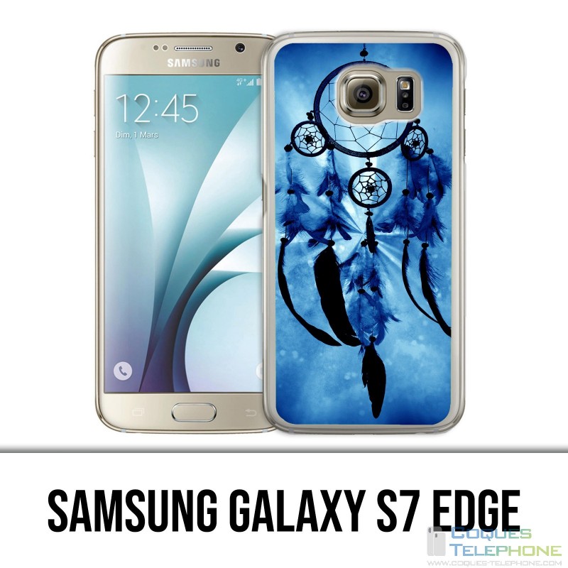 Samsung Galaxy S7 Edge Hülle - Blue Dream Catcher