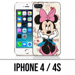 Coque iPhone 4 / 4S - Minnie Love