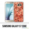 Samsung Galaxy S7 Edge Hülle - Bouquet Roses