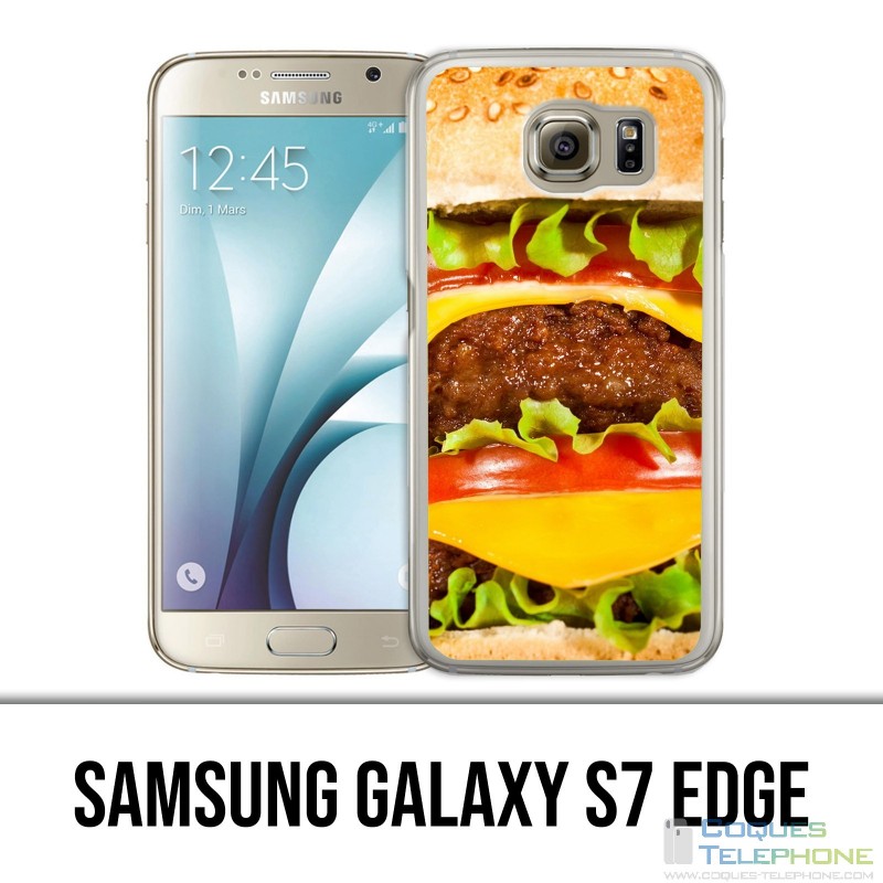 Samsung Galaxy S7 Edge Hülle - Burger