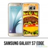 Samsung Galaxy S7 Edge Hülle - Burger