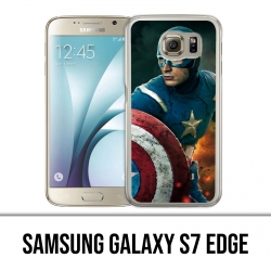 Custodia per Samsung Galaxy S7 Edge - Captain America Comics Avengers