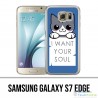Samsung Galaxy S7 Edge Case - Chat I Want Your Soul
