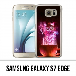 Samsung Galaxy S7 Edge Case - Katzenbecher Alice im Wunderland