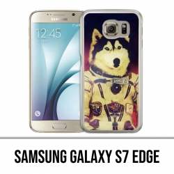 Samsung Galaxy S7 Edge Hülle - Jusky Astronaut Dog