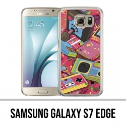 Samsung Galaxy S7 Edge Case - Vintage Retro Konsolen