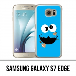 Samsung Galaxy S7 Edge Hülle - Cookie Monster Face