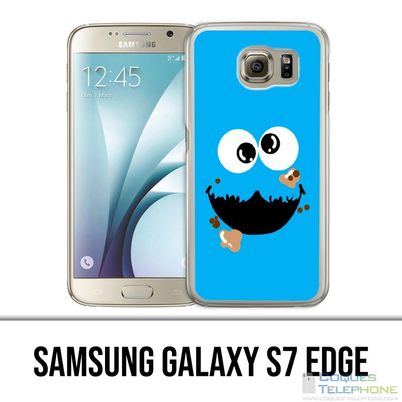 Carcasa Samsung Galaxy S7 Edge - Cookie Monster Face
