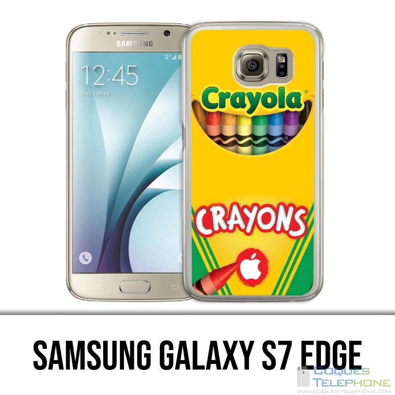 Custodia edge Samsung Galaxy S7 - Crayola