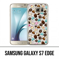 Samsung Galaxy S7 Edge Hülle - Kawaii Cupcake