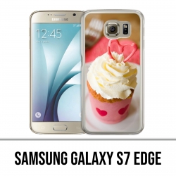 Custodia edge Samsung Galaxy S7 - Pink Cupcake