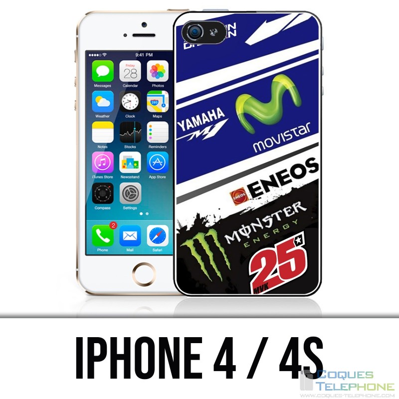 Coque iPhone 4 / 4S - Motogp M1 25 Vinales