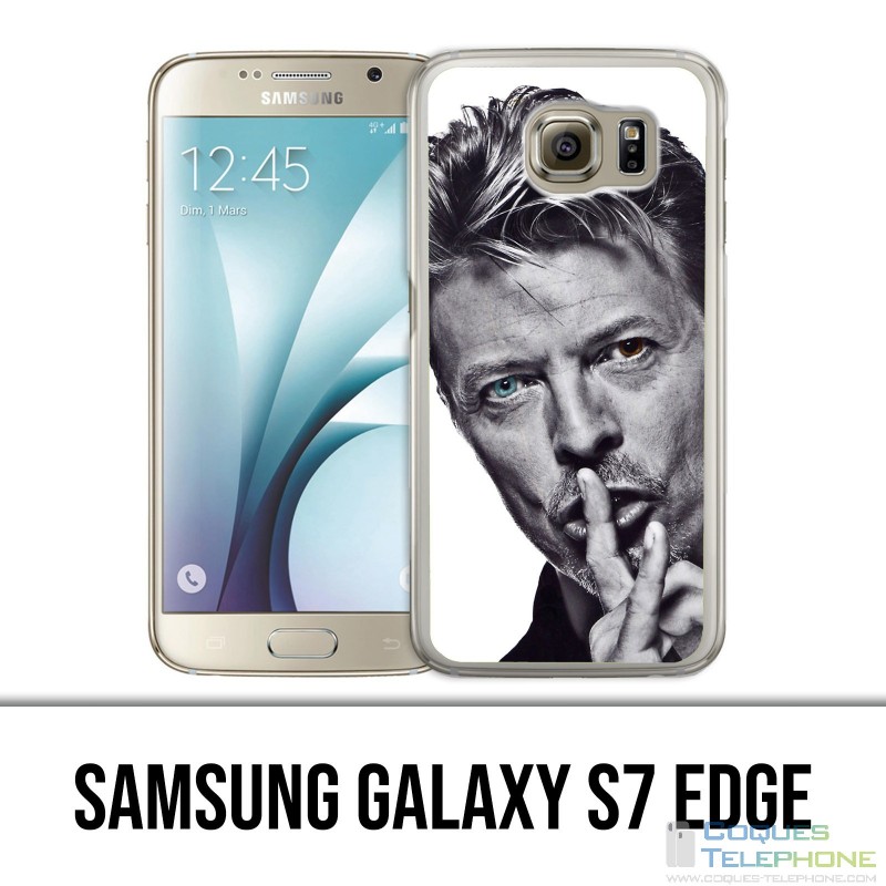Samsung Galaxy S7 Edge Hülle - David Bowie Hush