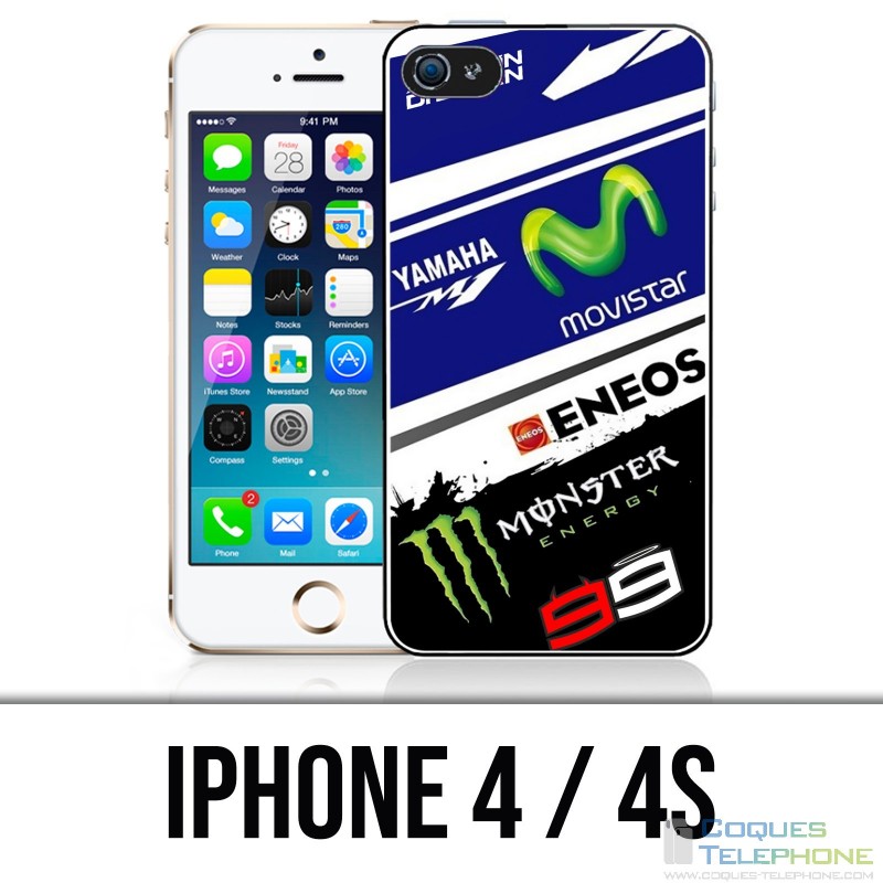 IPhone 4 / 4S Tasche - Motogp M1 99 Lorenzo