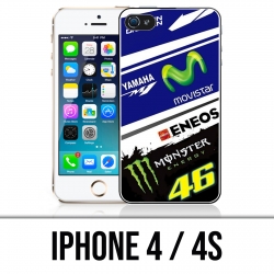 Custodia per iPhone 4 / 4S - Motogp M1 Rossi 46