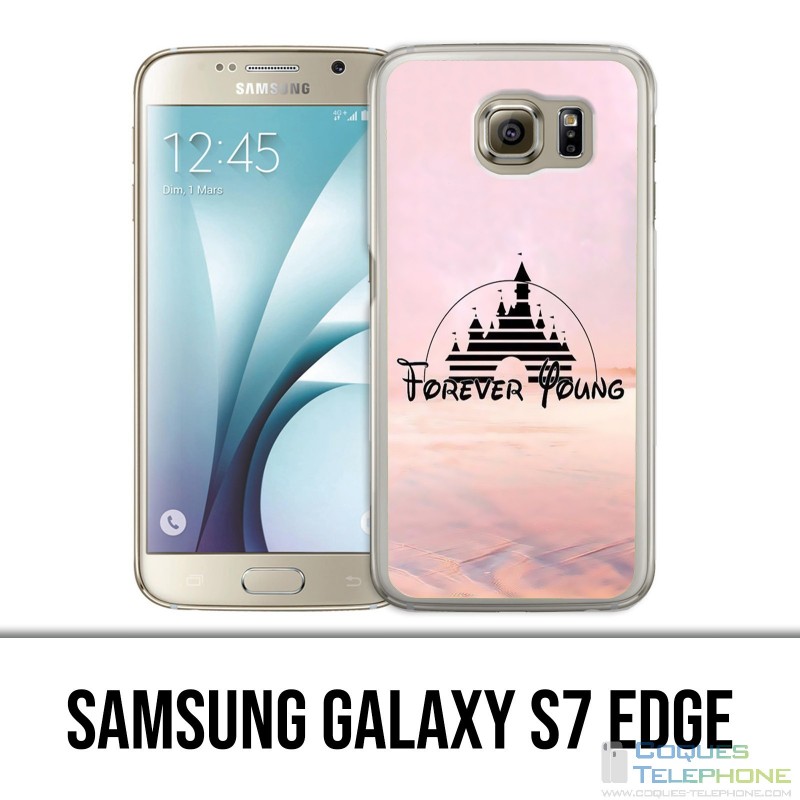 Samsung Galaxy S7 Edge Case - Disney Forver Young Illustration