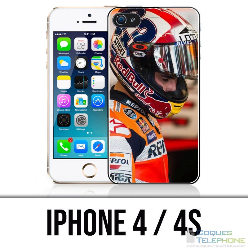 Funda iPhone 4 / 4S - Motogp Pilot Marquez