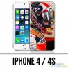 Coque iPhone 4 / 4S - Motogp Pilote Marquez