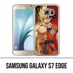 Custodia per Samsung Galaxy S7 Edge - Dragon Ball Goku Super Saiyan