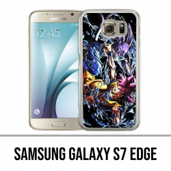 Samsung Galaxy S7 Edge Hülle - Dragon Ball Goku gegen Beerus