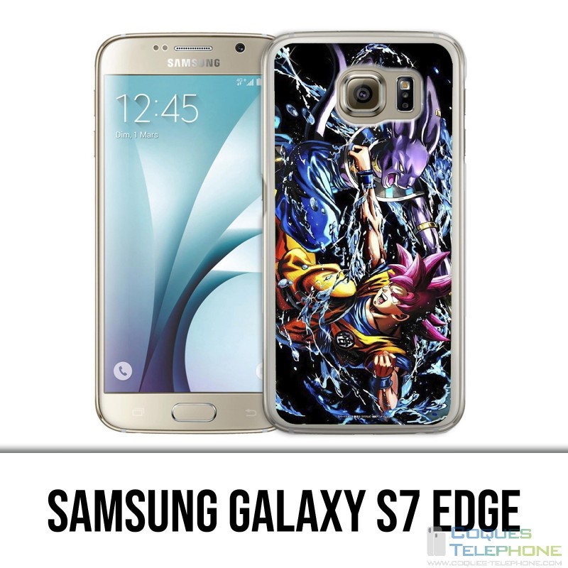 Coque Samsung Galaxy S7 EDGE - Dragon Ball Goku Vs Beerus