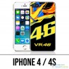 Coque iPhone 4 / 4S - Motogp Rossi Sole Luna