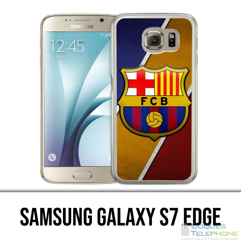 Coque Samsung Galaxy S7 EDGE - Football Fc Barcelona